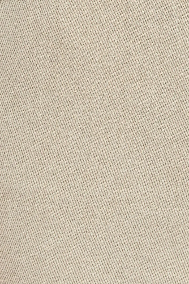 Beige Mom Denim Jean