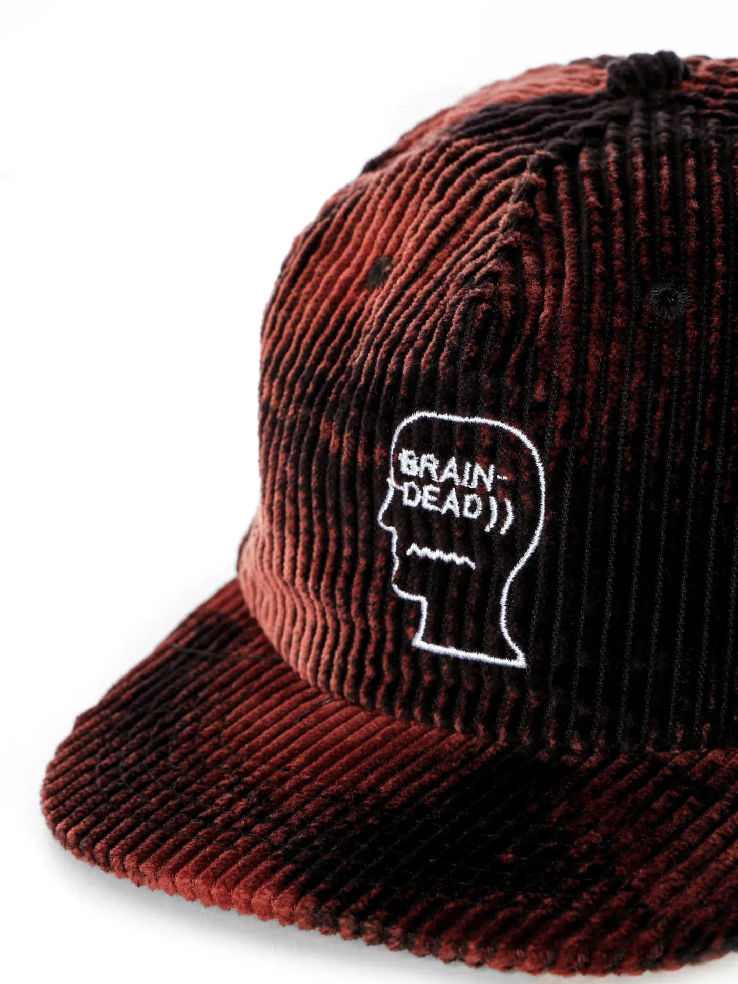Bleached Cord Logo Cap