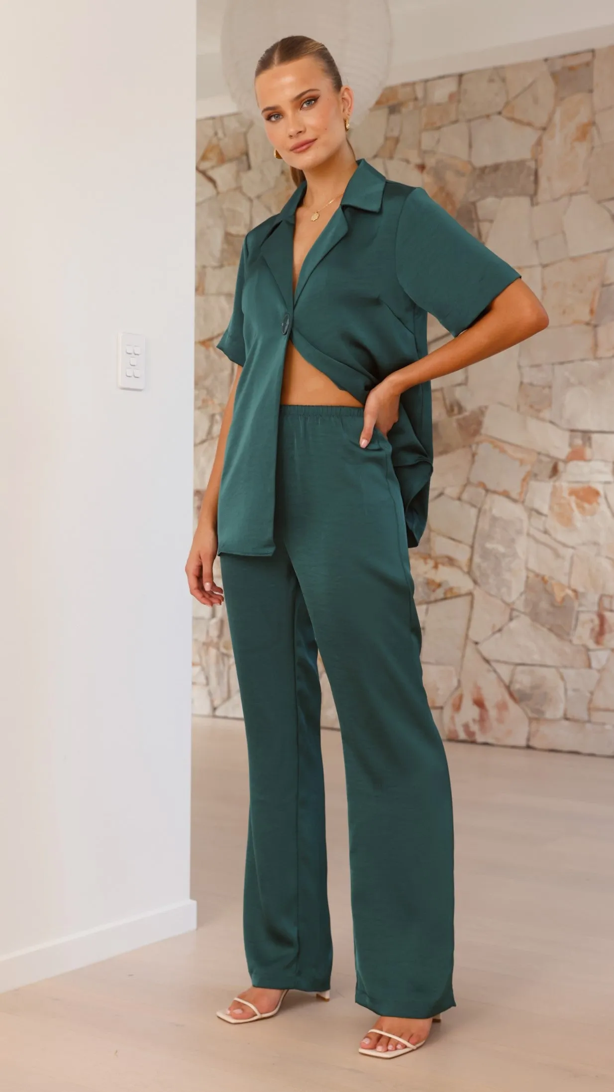Courtney Pants - Emerald