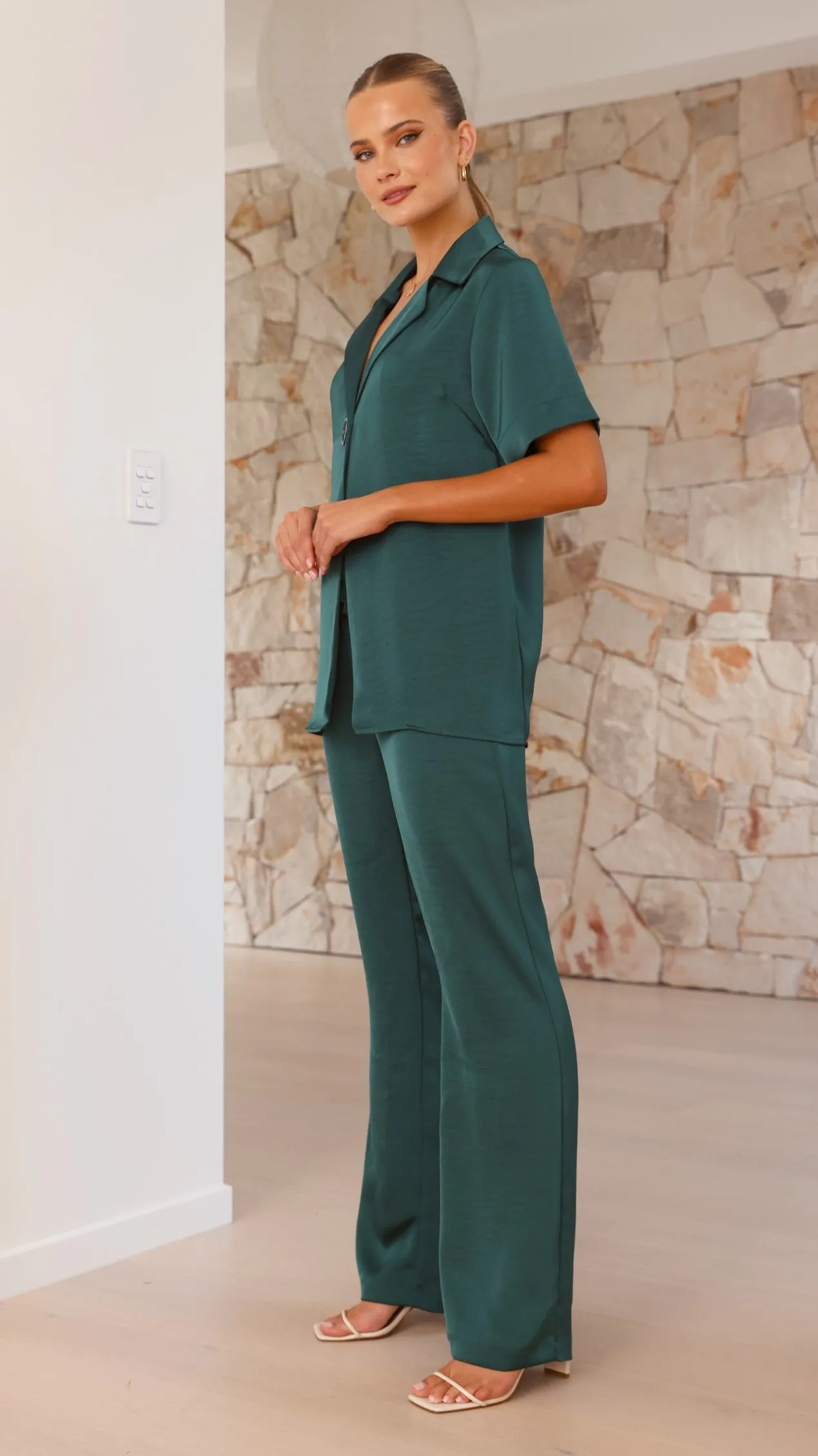 Courtney Pants - Emerald