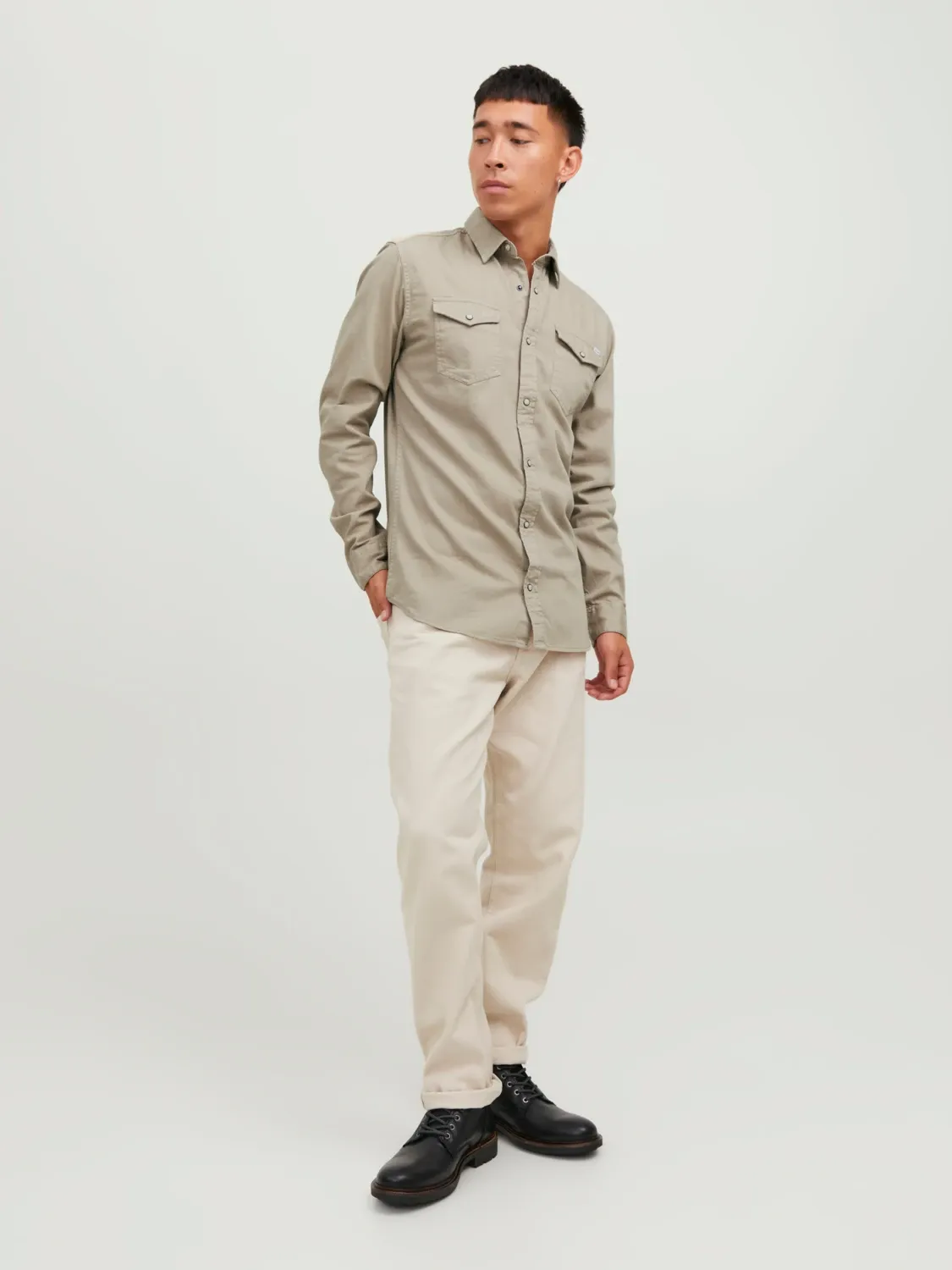 Jack & Jones Western Shirt Beige