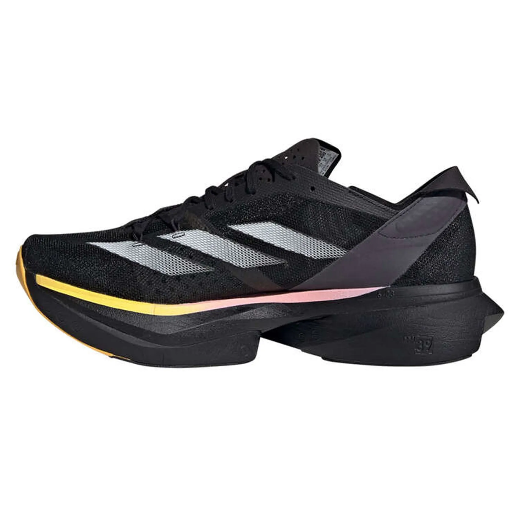 Mens Adidas Adizero Adios Pro 3 - Core Black / Zero Metallic / Spark