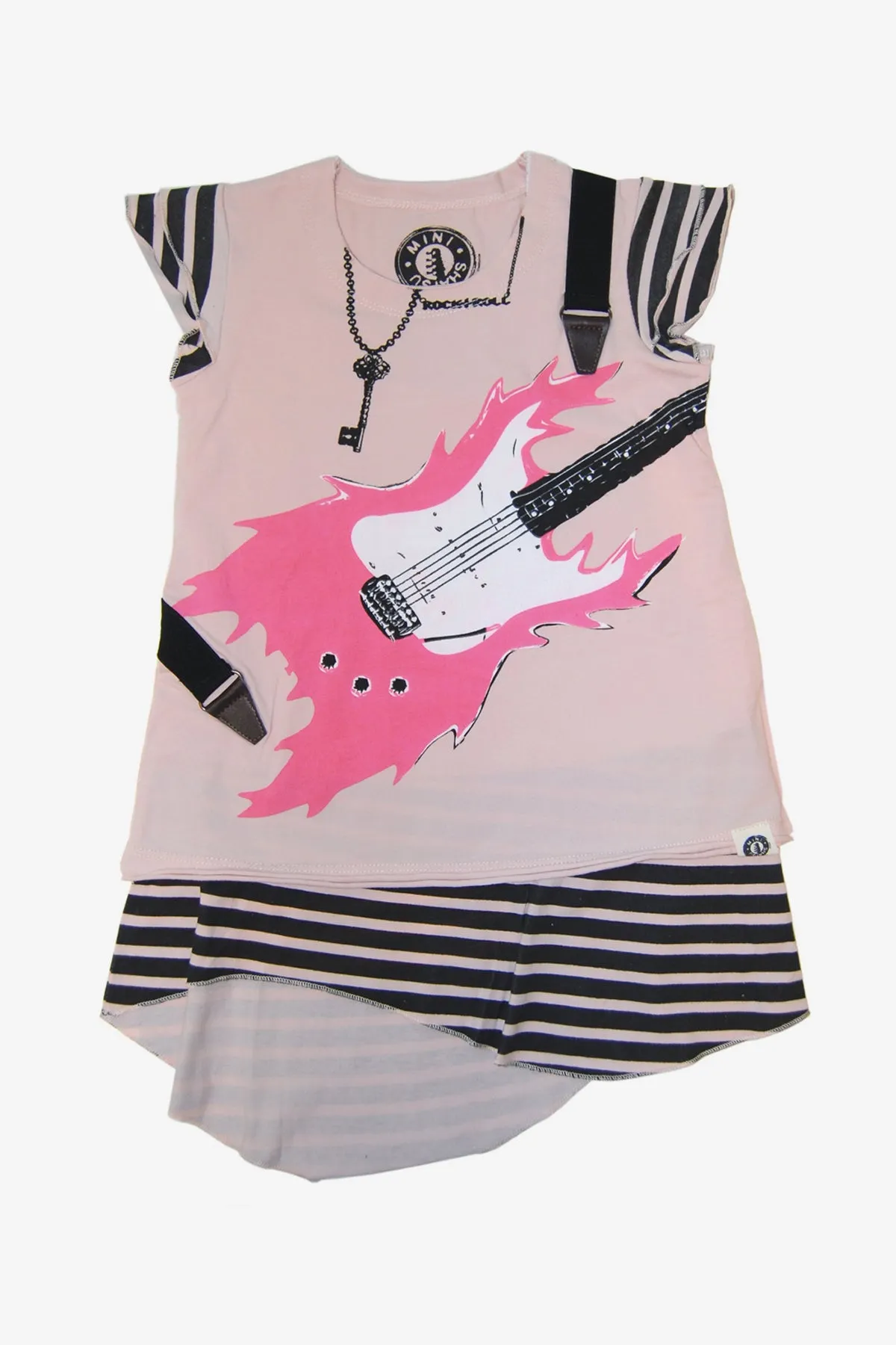 Mini Shatsu Rock Guitar Girls Dress (Size 2 left)