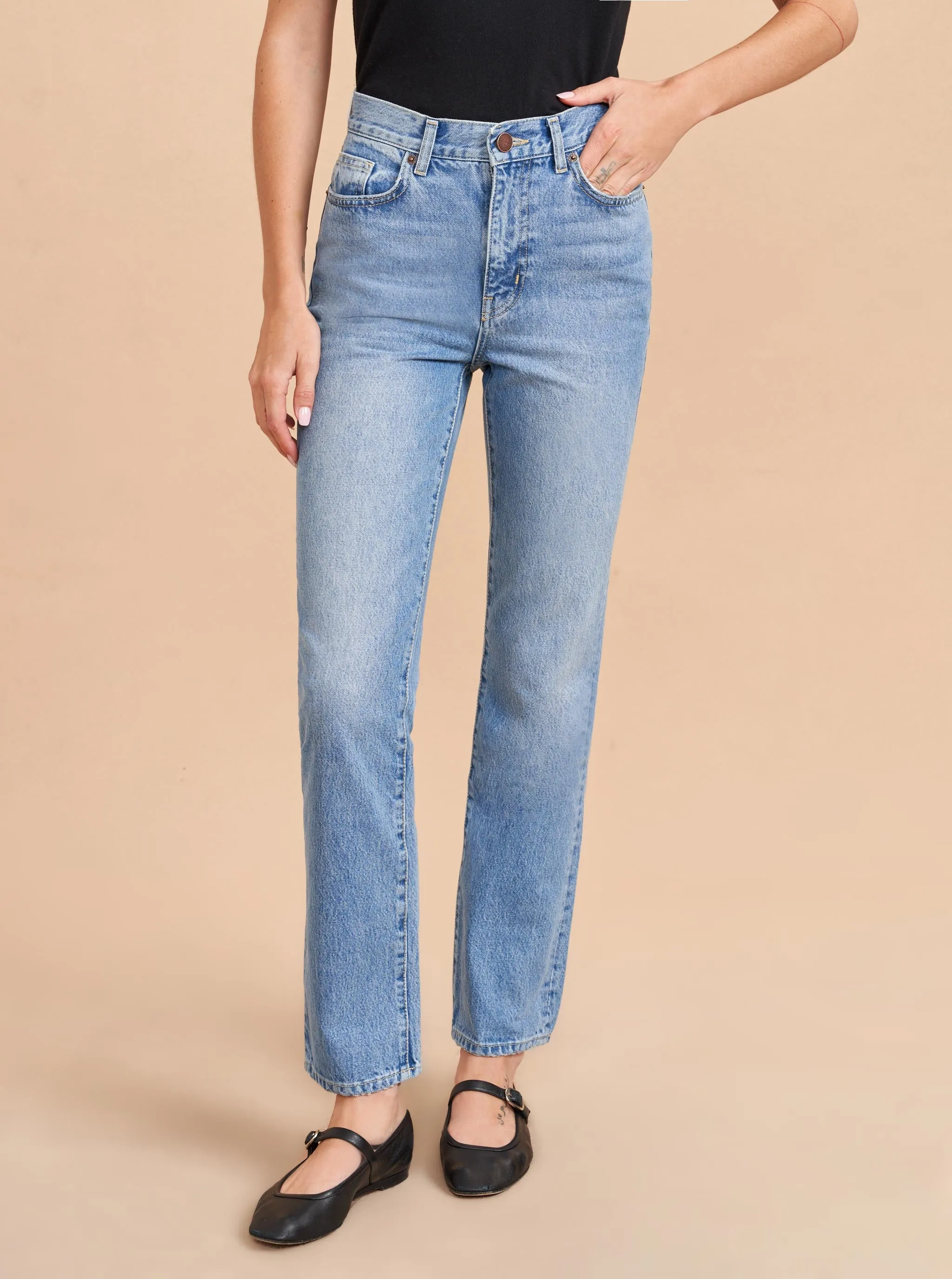 Molly High-Rise Straight Jean