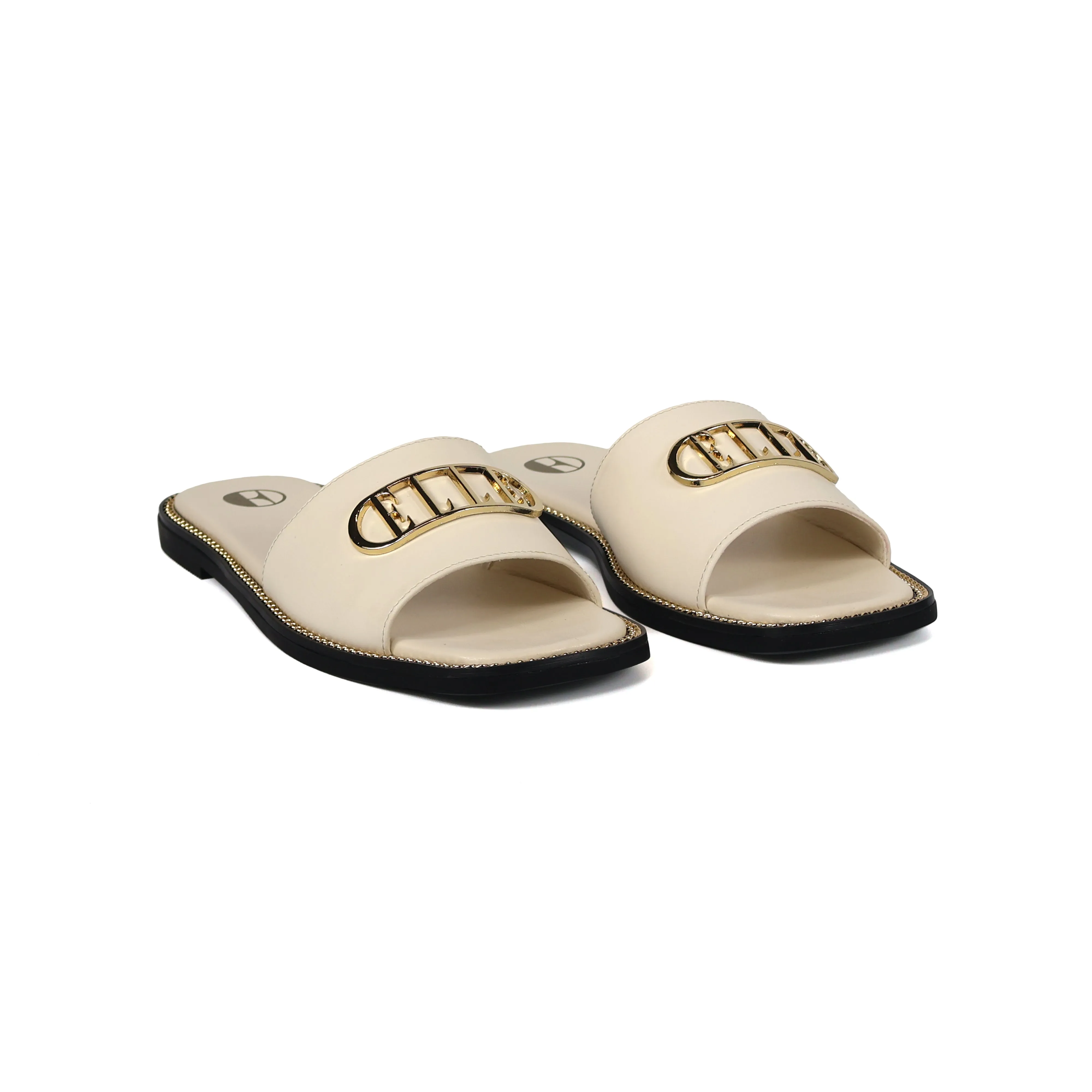 Odeta comfy fit classic ELLE women Sandal in Cream