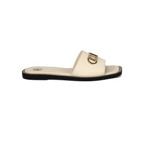 Odeta comfy fit classic ELLE women Sandal in Cream