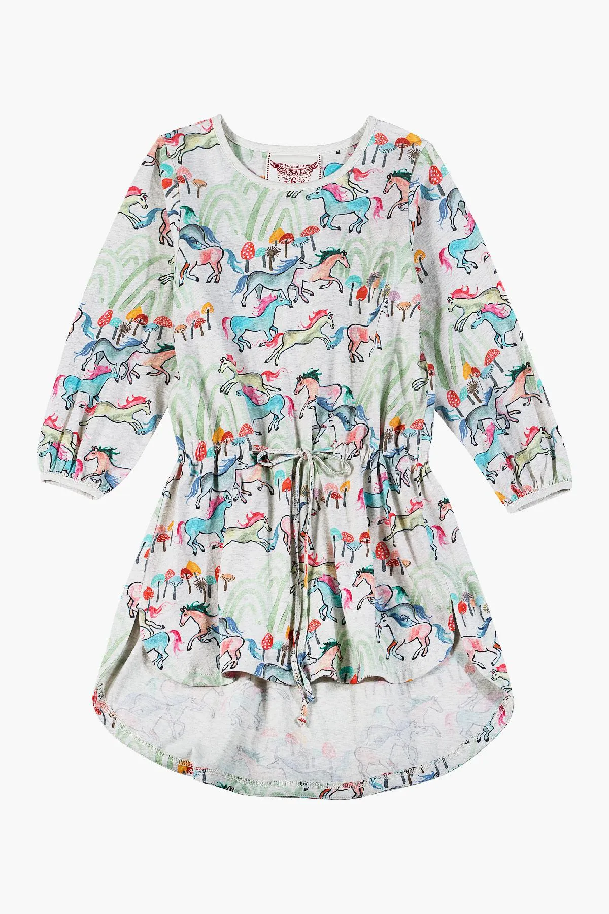 Paper Wings Wild Horses Girls Dress