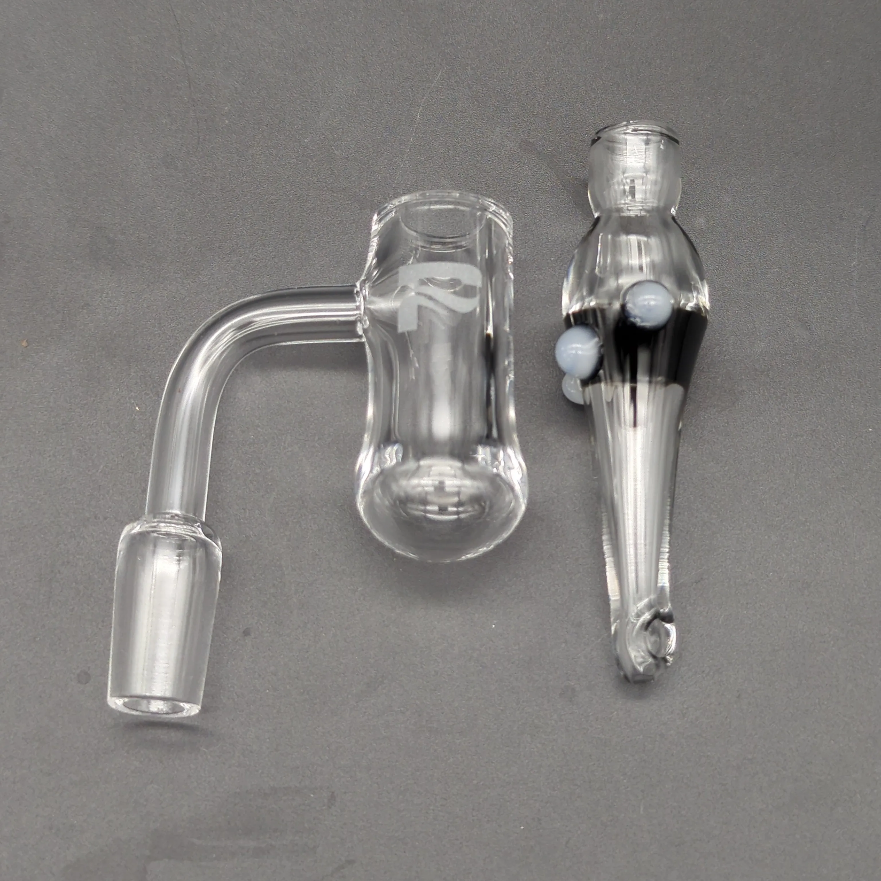 Pulsar Round Bottom Deep Banger & Cap Set 14mm 90 Degrees