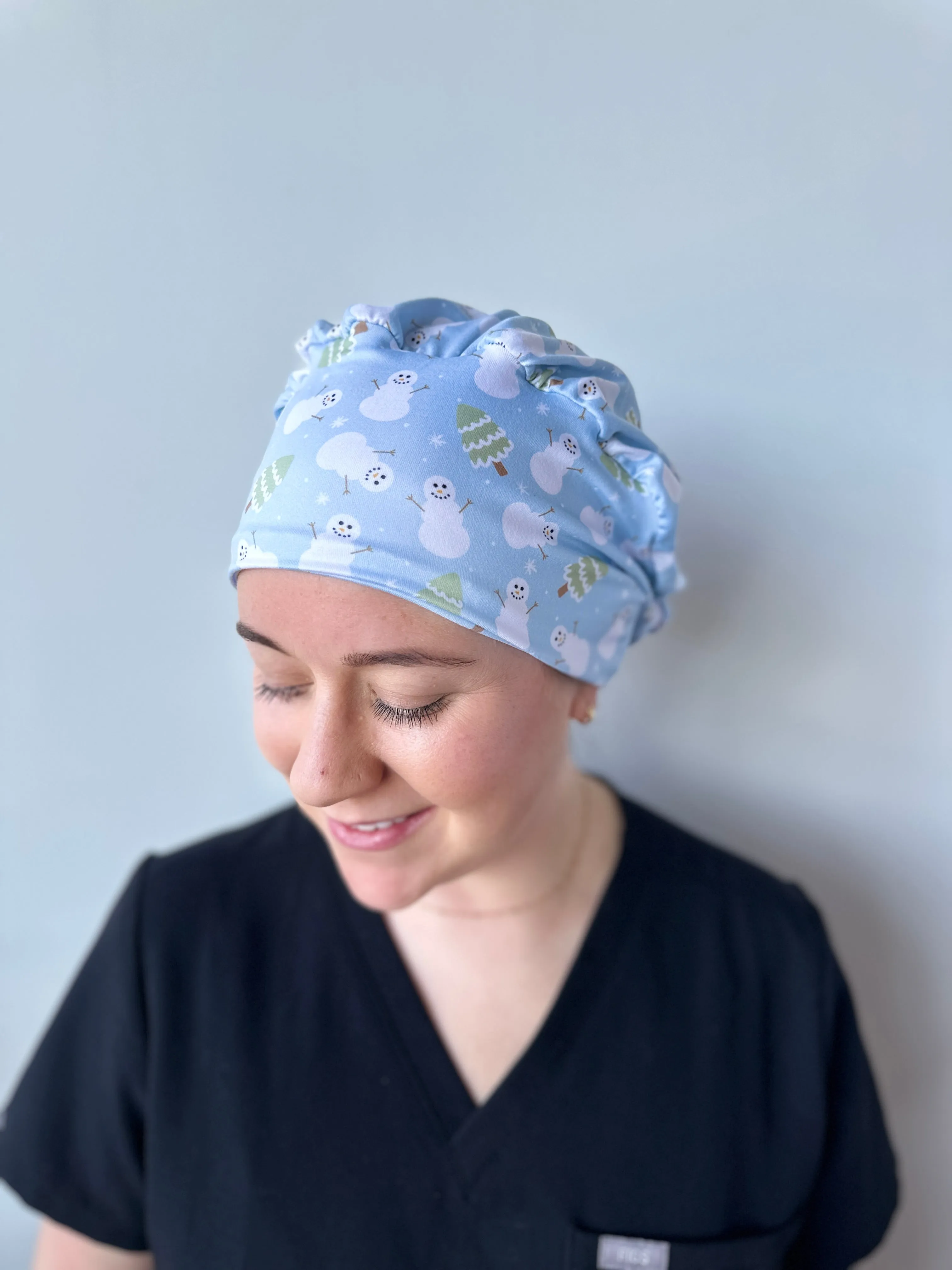 Scrub Hat - Snowmen