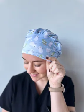 Scrub Hat - Snowmen