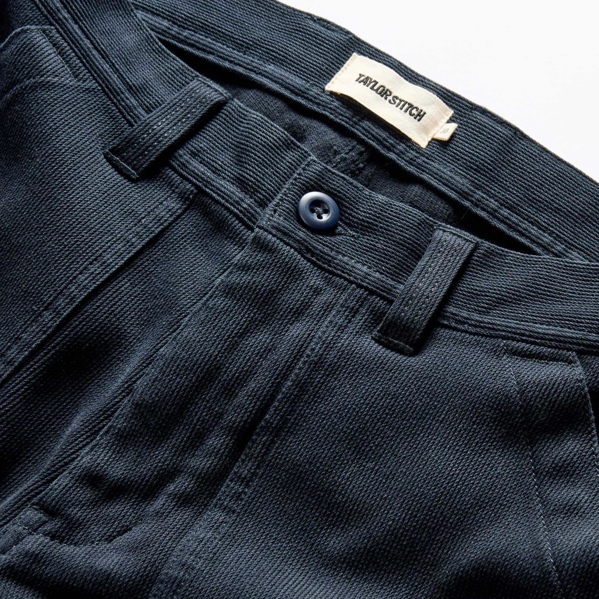The Trail Pant in Dark Navy Bedford Cord
